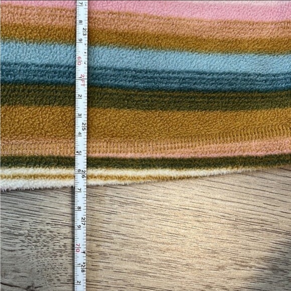 Women’s Eddie Bauer Striped Fleece Pullover Quarter Zip Size S - Picture 8 of 8